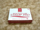 スタンプ台 (赤) サンビー 小型 SA-31 盤面40×65mm 油性顔料系 普通紙 PPC用紙 SANBY STAMP PAD