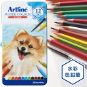 アートライン Artline 水彩色鉛筆 12色セット シヤチハタ 大人の塗り絵 塗り絵 美術 入学祝い プレゼント 画材 クリスマスプレゼント 入門セット 文...