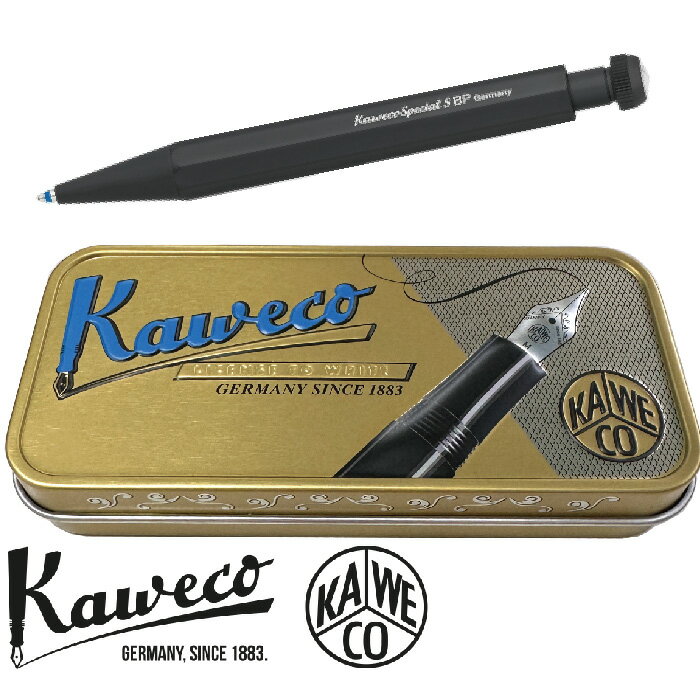 カヴェコ カヴェコ スペシャルミニ ボールペン kaweco KAWECO-PS-SBP カベコ 正規輸入品 ケース付 箱付 ノック式 高級 高品質 学生 文具マニア 名入れなし 実用的 プレゼント おしゃれ ペン 誕生日 ビジネス 卒業祝い 進級 進学 黒