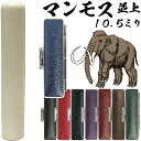 認印 マンモス 並上 印鑑ケース付 認め印 10.5mm 10.5ミリ 送料無料 高級 印材 象牙に代わる 氷の象牙 アイスアイボリー 永久凍土 赤ちゃん 印鑑 ハンコ おしゃれ はんこ セット 作成 オーダー 判子 子供 男の子 男性 女性 子ども 印鑑入れ ケース付 ケース付き