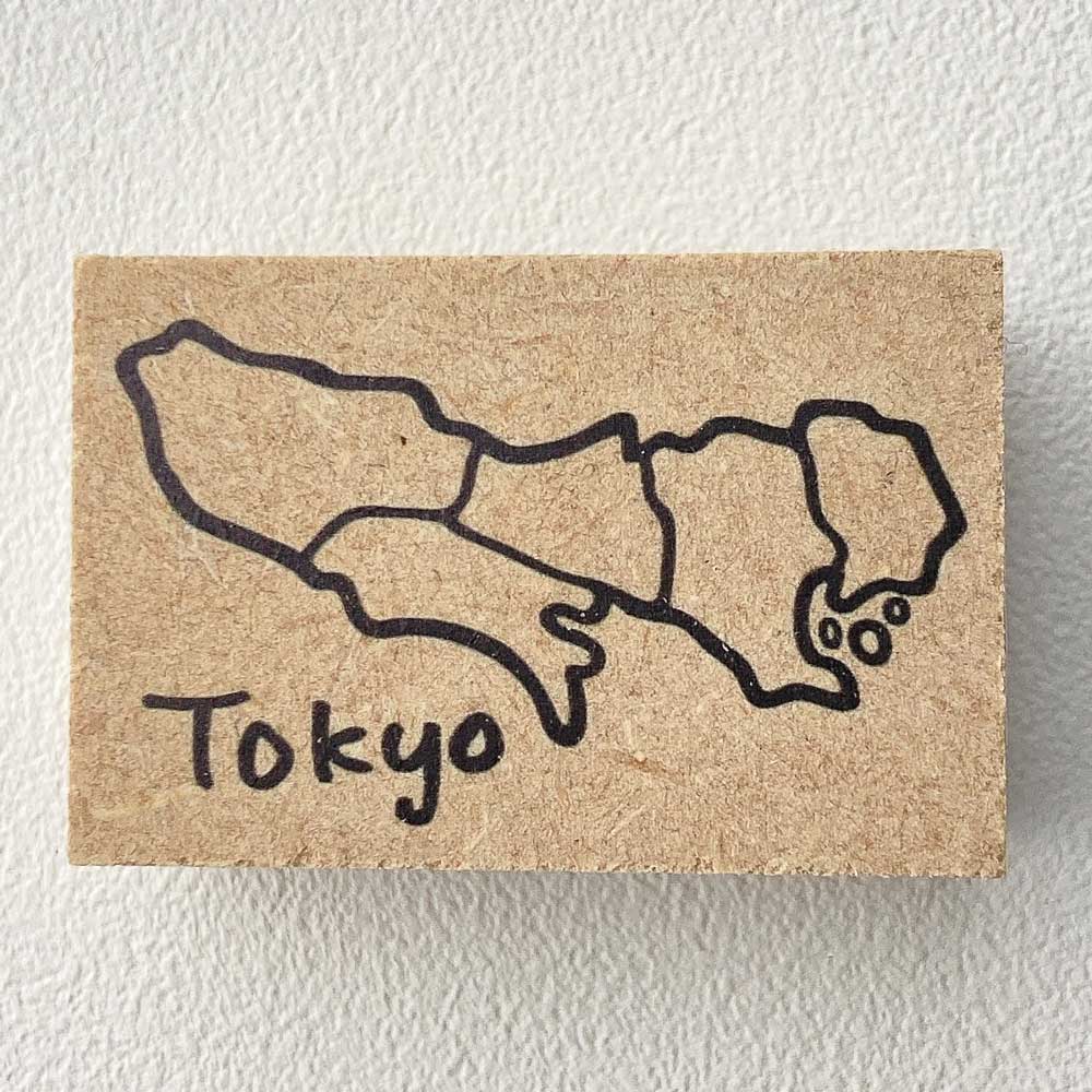 Rakuten - 都道府県スタンプ 東京 トラベルノート 地図スタンプ ゴム印 はんこ 都道府県 旅行 思い出ノート CP