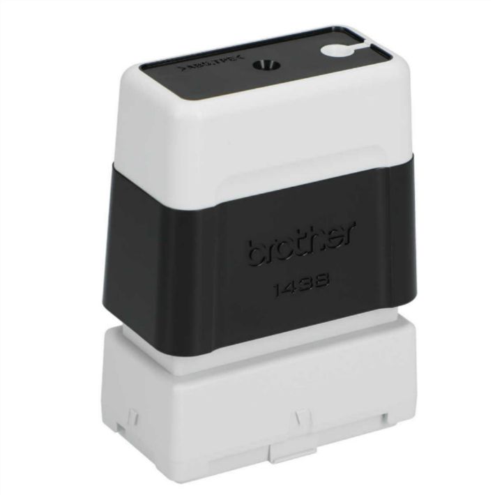 ＼今だけポイント最大10倍／ シャチハタタイプ ブラザー 住所印 スタンプ 印面サイズ12×36mm 3行 黒インク