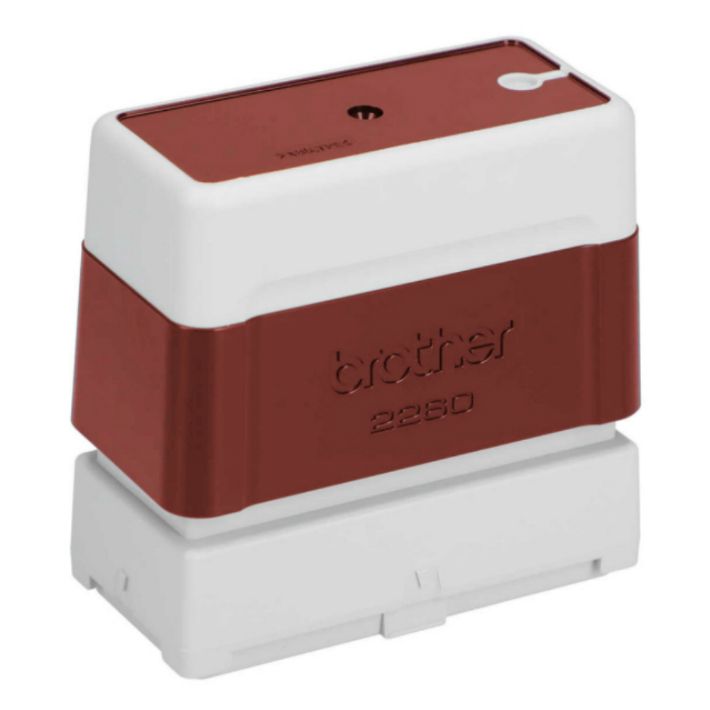 ＼今だけポイント最大10倍／ シャチハタタイプ ブラザー 住所印 スタンプ 印面サイズ19×57mm 5行 赤インク