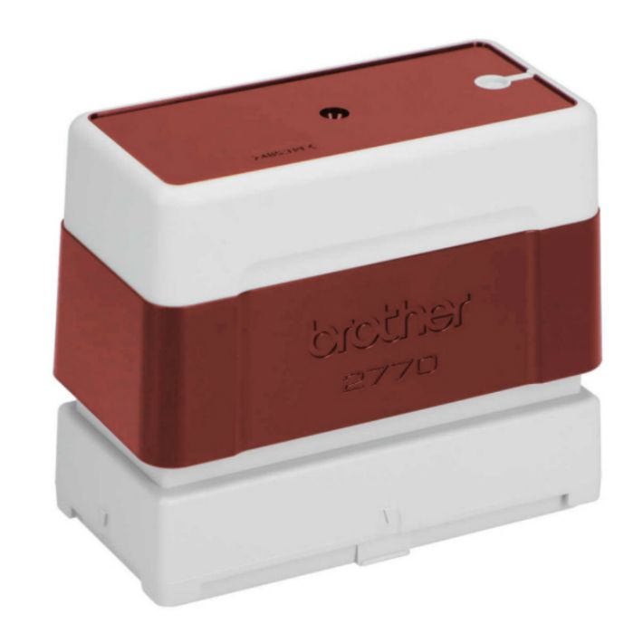 ＼今だけポイント最大5倍／ シャチハタタイプ ブラザー 住所印 スタンプ 印面サイズ24×67mm 6行 赤インク