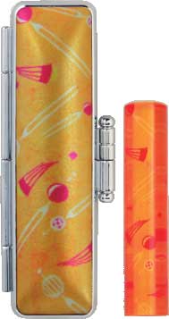 【最大1000円OFFクーポン発行中】【送料無料:メール便発送】和ざいくPremium かんざしwy-98 ケースセット かわいいはんこ 実印 銀行印 認印 就...