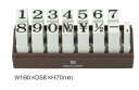【最大1000円OFFクーポン発行中】サンビー SANBY エンドレススタンプ 数字セット(明朝体)15本セット 特大号 EN-SB