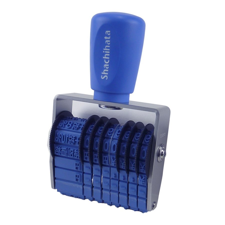 【最大1000円OFFクーポン発行中】shachihata 回転ゴム印 エルゴグリップ 新税率対応 後表示 3号 スタンプ ゴシック体 はんこ 3980円以上 送料無料