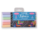 【最大1000円OFFクーポン発行中】ツキネコ スタンプ インク ファブリコマーカー6色セット FAV-6