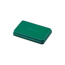 【最大1000円OFFクーポン発行中】シャチハタ shachihata スタンプ台 中形 緑 スタンプ はんこ 3980円以上 送料無料