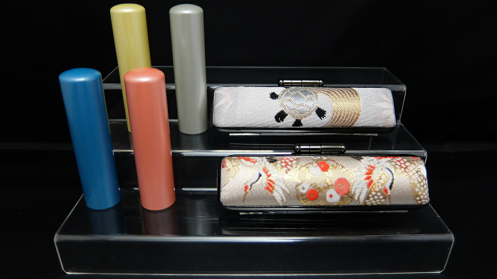 めでた印です認印(12mm)＆(15mm)セット ペア　印鑑　はんこ　 入籍　　記念　かわいい　結婚した友人へ..