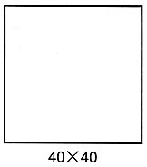 オリジナルゴム印/ロゴ入りゴム印(正方形タイプ)40ミリ角