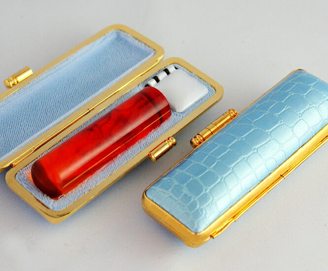 【10%OFFクーポン配布中】 印鑑・はんこ 実印 琥珀樹脂 【12.0mm】 クリスタルクロコ/ブルー 印鑑ケース(金枠)付 個人印鑑 ハンコ いんかん 就職...