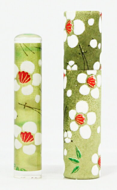 【10％OFFクーポン有】 印鑑・はんこ おしゃれはんこ 和紙柄筒ケースセット 【12.0mm】 個人印鑑 ハンコ いんかん 就職祝い 印鑑セット 送料無料 会社印 ギフト 祝い プレゼント