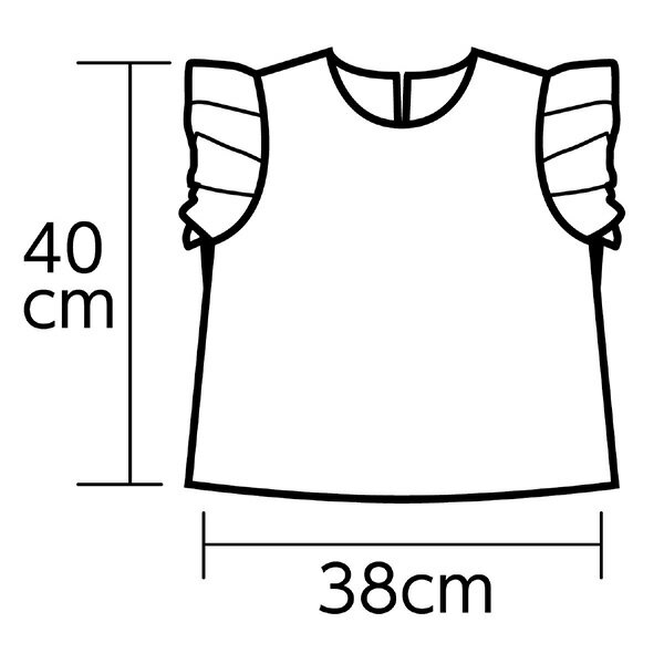 アーテック ソフトサテン フリフリシャツ 白 [artec 学校教材 学校用品 小学生 幼児 ダンス 運動会 体育祭 イベント] 2
