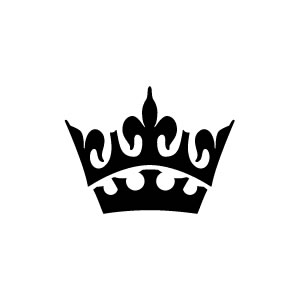 ゴム印 イラストスタンプ 8×8mm【ティアラ】D-001 [スタンプ はんこ 判子 ハンコ ワンポイント 定型 イ..