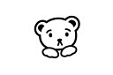 ゴルフボールスタンプ マイボールスタンプ キャラクターアイコンタイプ【No.13 くま】 [ボールスタンプ イラスト スタンプ はんこ ハンコ 判子 父の日 ギ...