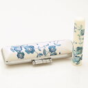 送料無料◆印鑑 はんこ palette(パレット)印鑑 CA-PT-02 印鑑ケースセット(印材:12mm ケース:12mm用) [花柄 フラワーモチーフ 銀行...