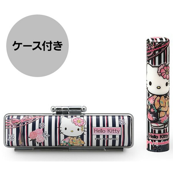 送料無料◆印鑑 はんこ サンリオ 和ざいく・なごみざいく印鑑 WSO-005 ハローキティ 牡丹 印鑑ケース&化粧箱セット(60x12mm) [キティ キャラク...