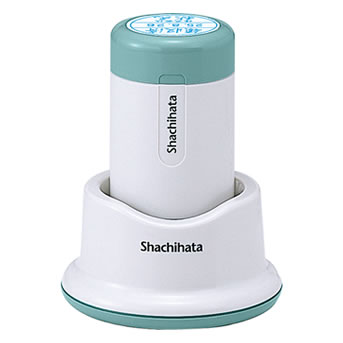 送料無料◆シャチハタ データーネーム30号（スタンド式）Aタイプ （印面サイズ：直径30mm）[印面付 日付印 日付 スタンプ データ印 オーダースタンプ オリジナルスタンプ スタンプ シヤチハタ Shachihata 判子 事務用 はんこ ハンコ]