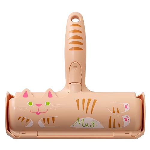 日本シール ぱくぱくローラー Mugi パクパクローラー エチケットブラシ 犬猫兼用 ほこり取り 犬の毛 猫の毛 髪の毛 ペットの毛 抜け毛取り ホコリ取り ほこり カーペット 猫 犬 猫用品 雑貨