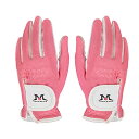 色：ピンク サイズ：S MAZEL マゼル ゴルフグローブ 子供用 ジュニア キッズ 両手用 ゴルフ手袋 1セット