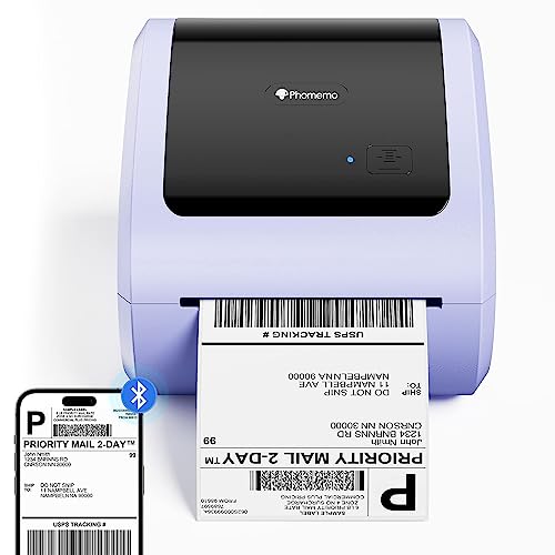 Purple Phomemo D520-BT Ǯ٥饤 Bluetooth³ 4