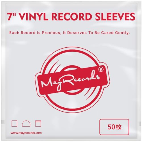 サイズ：7インチ50枚 50枚セット 7インチEPレコード外袋 見開きジャケ用アウタースリープ 厚み0.17mm オープン開口式 (7インチ50枚)