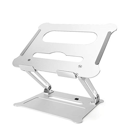 ノートパソコンスタンド PCスタンド ノートPCスタンド 可伸縮 角度/高度調節可能 姿勢改善 人間工学設計 腰痛/猫背解消 滑り止め アルミ合金製 ホルダー 軽量 滑り止めパッド付き 折り