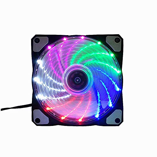 SiyuXinyi LED PCシャーシファン - まぶしいサイレント5色LED冷却ファン