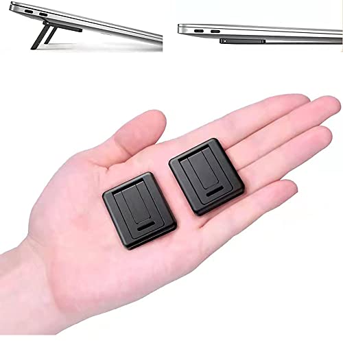 色：モデル 1 レベル2の調整パソコンスタンド折りたたみ式両面テープ固定持ち運び便利なデスクワークパソコン 角度調整 すたんど 貼り付け式