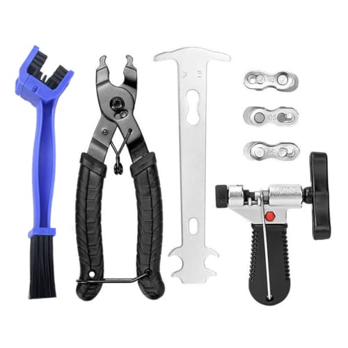 色：5 in 1自転車専用 自転車専用 チェーン修理ツール チェーンカッター チェーンチェッカー ミッシングリンク ロードバイク チェーン マウンテンバイク チェーン本 ほしゅようじょう ツー