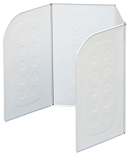 色：1.ホワイト Belca 日本製 油はねガード ベラスコート お手入れ簡単! コンパクトレンジガード 4枚パネル (まっすぐ広げた時) 幅72.5*奥行0.35*高さ32cm ホワイト 油汚れ 水洗い RGC-W