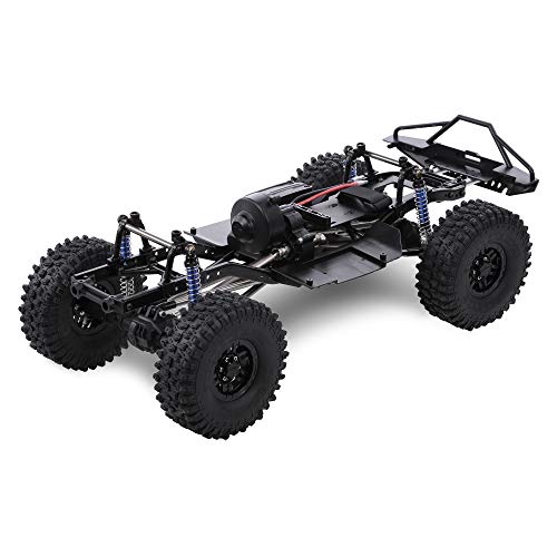 サイズ：タイヤ付き GoolRC ホイールベース シャーシ フレーム 313mm 1/10 AXIAL SCX10 II 90046 90047 RCクローラー クライミング カーDIY