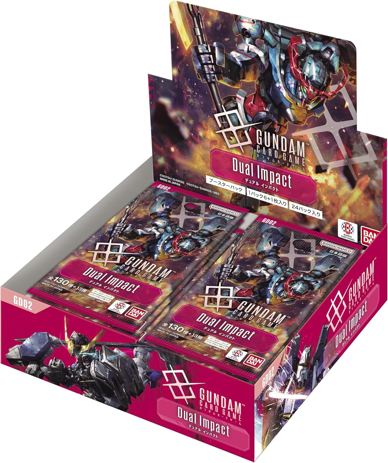 10月下旬発売 予約 ガンダムカードゲーム ブースターパック Dual Impact[GD02] (BOX)24パック入り BANDAI バンダイ GUNDAM