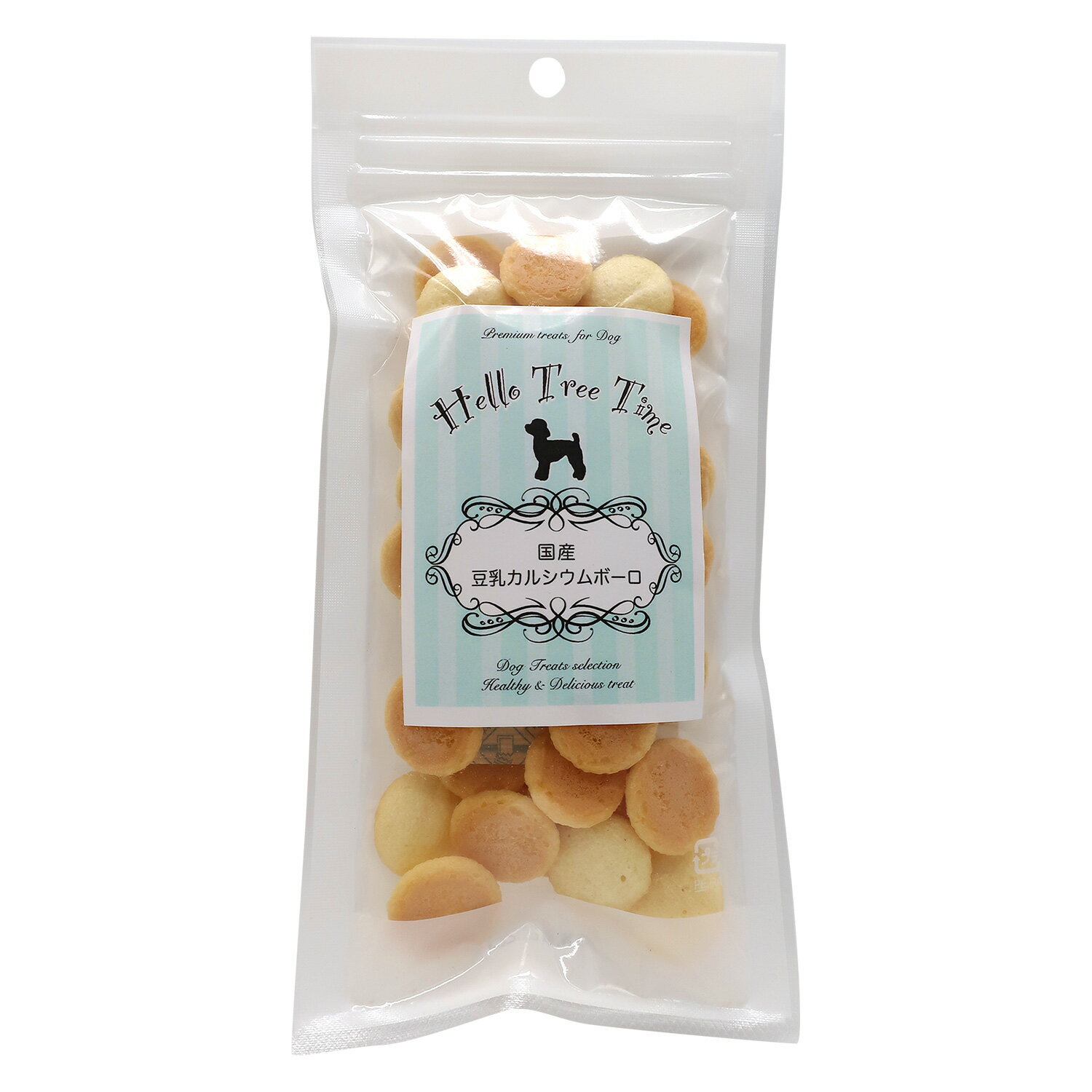 【Hello Tree Time】豆乳カルシウムボーロ　30g | 国産 ドッグフード 犬用犬 ドッグ いぬ 餌 えさ エサ ペットフード フード 犬用食品 ペット ペット用品 ペットグッズ 食事 ごはん ご飯 犬おやつ ご褒美　ハロードッグ