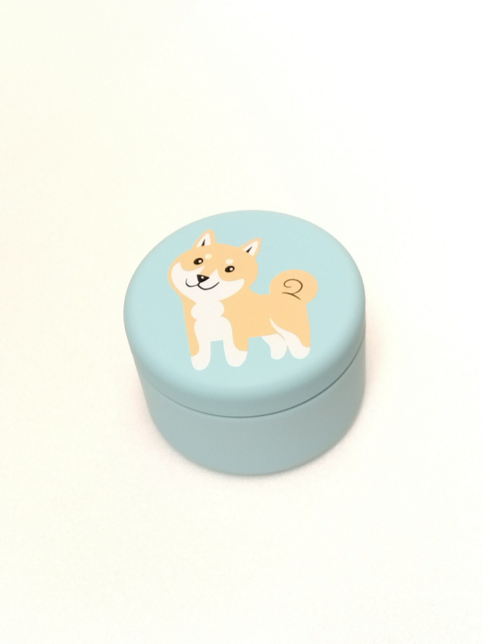 【公式】オリジナルLIT おやつ缶　柴犬　直径7.5cm　高さ5cm
