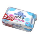 【取り扱い終了予定】クリーンワン流せるウェットティッシュ 2個セット | ペット ペット用品 ペットグッズ ノンアルコール パラベン不使用 せっけんの香り 介護...