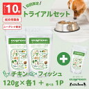 【初回限定】eugreen 機能性プラス トライアルセット チキン フィッシュ120g×各1P プラスワン 総合栄養食 【ユーグリーン】 獣医師会推奨 ユーグレ...