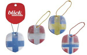 【在庫処分40%OFF】北欧 FLAG Emblem リフレクター 4種（国旗・フラッグ） FINLAND SWEDEN DENMARK NOR..
