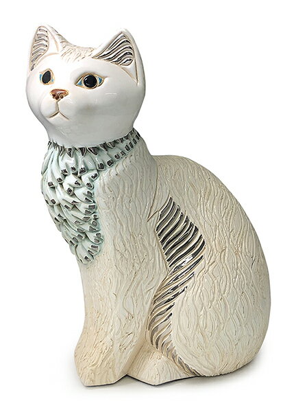 送料無料 アンゴラキャット 421陶器 置物 動物 ネコ 猫 子猫 ねこ キャット cat ペット インテリア オブジェ 雑貨 おしゃれ かわいい 贈り物 プレゼント