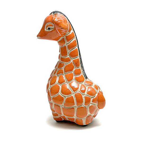 キリン子供 99陶器 置物 動物 キリン きりん 麒麟 giraffe アフリカ インテリア オブジェ おしゃれ かわいい 雑貨 贈り物 プレゼント ウルグアイ製 3