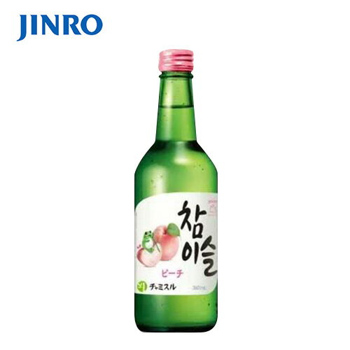 【JINRO眞露】チャミスル ピーチ 360ml ALC.13%