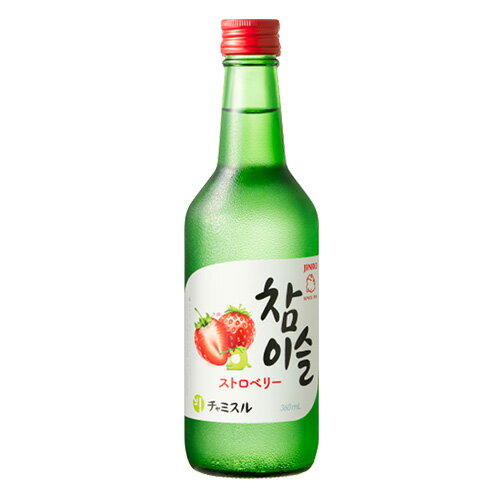 【JINRO眞露】チャミスル ストロベリー 焼酎　360ml/ALC.13%