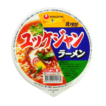 農心　ユッケジャンカップ麺86g(小)