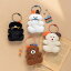 【Romane】Brunch Brother Fluffy Keyring 韓国 キーリング キーホルダー ぬいぐるみ アクセサリー バッグ チャーム 韓国雑貨 雑貨 ファッション雑貨 ウサギ イヌ ネコ クマ かわいい おしゃれ シンプル モコモコ ふわふわ 子供 ロマネ ブランチブラザー プレゼント