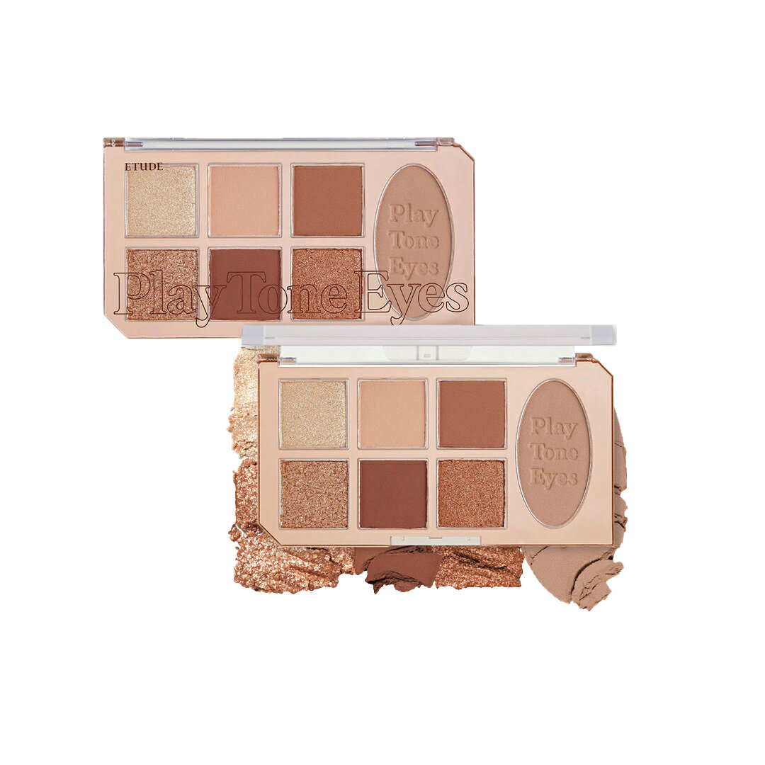 【Etude】Play Tone Eye Palette #Wood Brick エチュード プレイ トーン アイパレット 韓国化粧品 韓国コスメ 韓国スキンケア プチプラ アイシャドウ アイメイク ポイントメイク チーク ブラウン コーラル モーヴ くすみカラー ブルべ イエベ