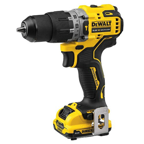 デウォルト (DEWALT) DCD706D2-JP 10.8V XR Li-Ion ブラシレス・振動ドリルドライバ(2.0Ah Battery × 2) ブラシレスモーター搭載 工具 DIY 現場 作業 充電式工具