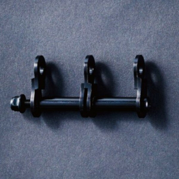 【在庫あり】ニックス(KNICKS) ALU-2-B (ブラック) アルミ製金具一式（2連結タイプ/アルマイト加工） ..