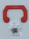 ニックス(KNICKS) ALU-SF-R (レッド) アルミ製サスペンダー用フック【SUSビスナット2個付き】硬質アルミ 超軽量 パーツ 金具 腰袋 工具袋 道具袋 【メール便】