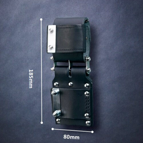 【在庫あり】ニックス(KNICKS) KB-SE チェーンタイプ゜自在ホルダー【黒】 ブラック　ベルトループ着脱タイプ金具取付可能　腰袋 工具袋 道具袋